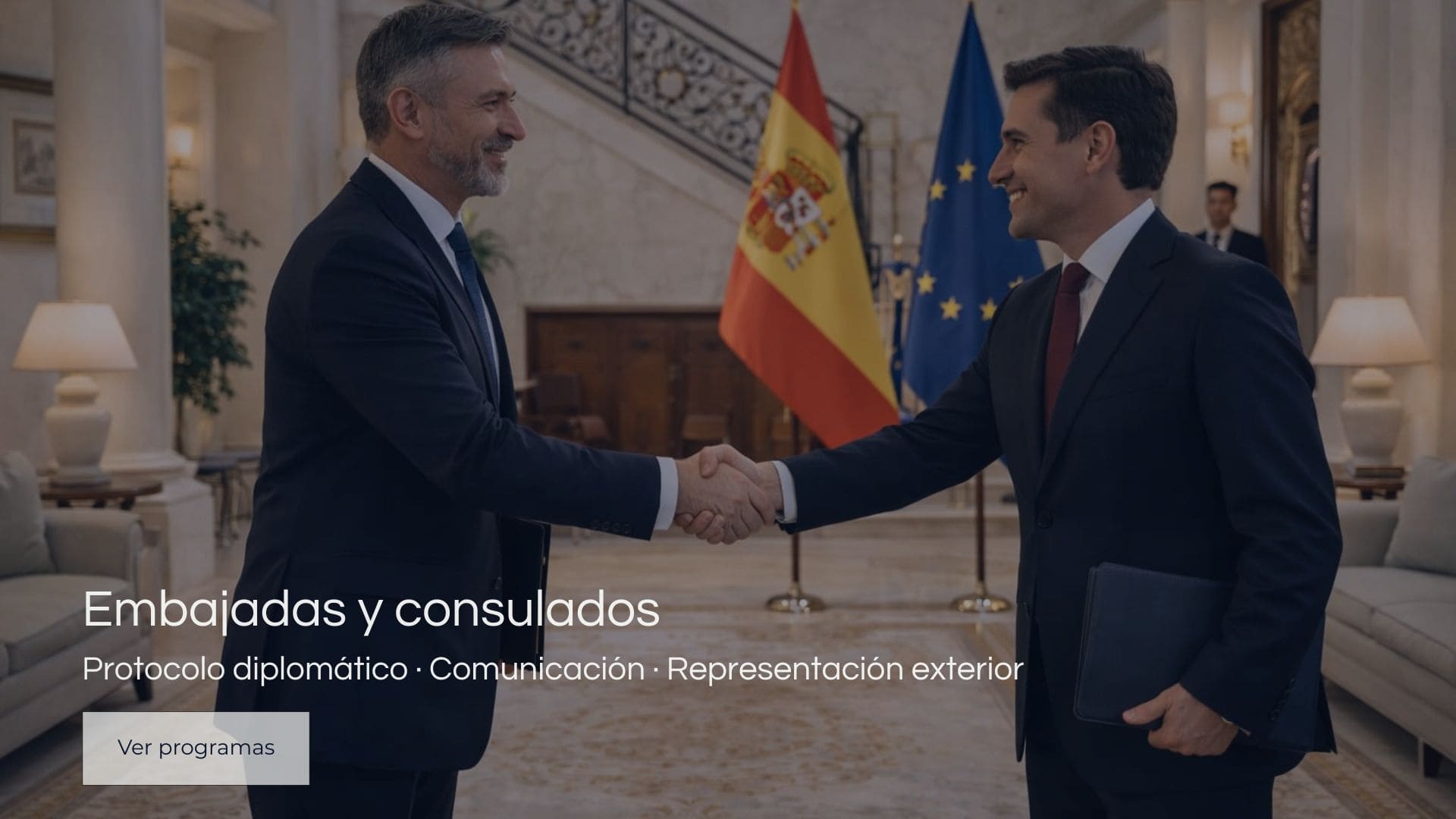 Reunión diplomática de alto nivel sobre protocolo, comunicación institucional y representación exterior